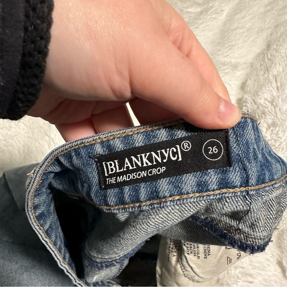 Blank NYC The Madison Crop In Double Agent - Picture 12 of 14